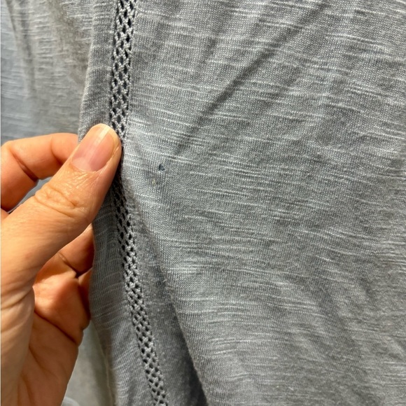 SUNDANCE • Women’s Light Blue Ruffle Bell Sleeve Viscose Top Long Sleeve Sz M - Picture 7 of 7